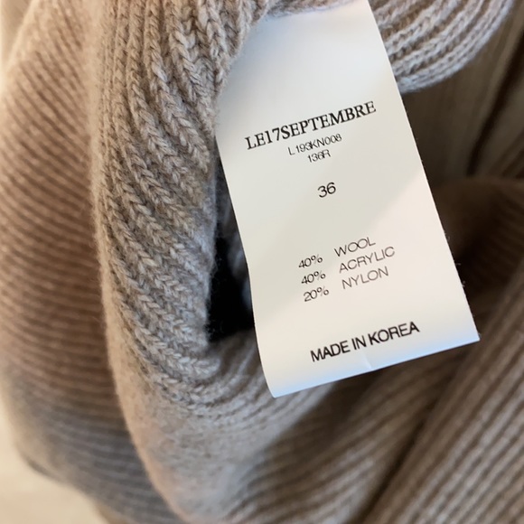 Le17 Septembre Shawl Collar Sweater size 36 - Picture 10 of 16